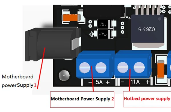 ANYCUBIC Motherboard 3D Printer TriGorilla Main board Compatible Mega2560& RAMPS1.4 4 Layers PCB Controller Board for RepRap