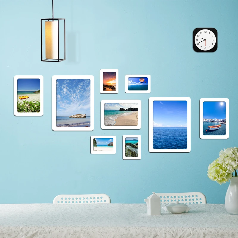 Красочная магнитная фоторамка DIY Висячие магниты для картин 11 8*16 см украшение