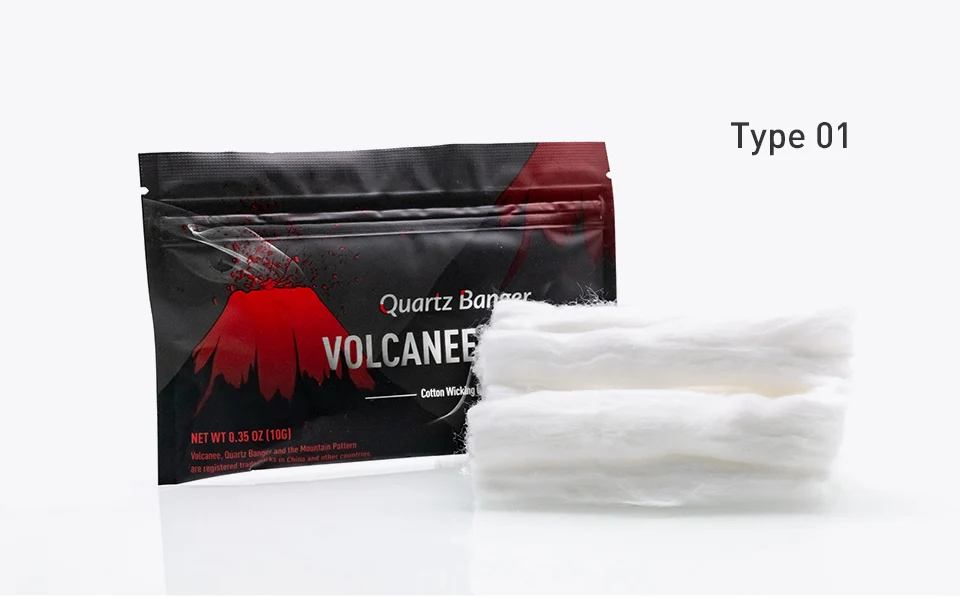 Volcanee Vape хлопок Prime Мягкий DIY RDA хлопок для RTA распылитель нагревательный провод жидкий Vape сок хлопок аксессуары для электронной сигареты
