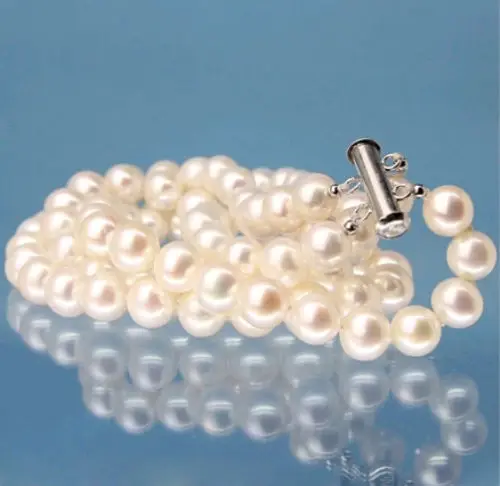 

FREE SHIPPING HOT sell new Style >>>>Lovely 8-9MM NATURAL AAA+ PEARL BRACELET 8''(4color choose)jewelry