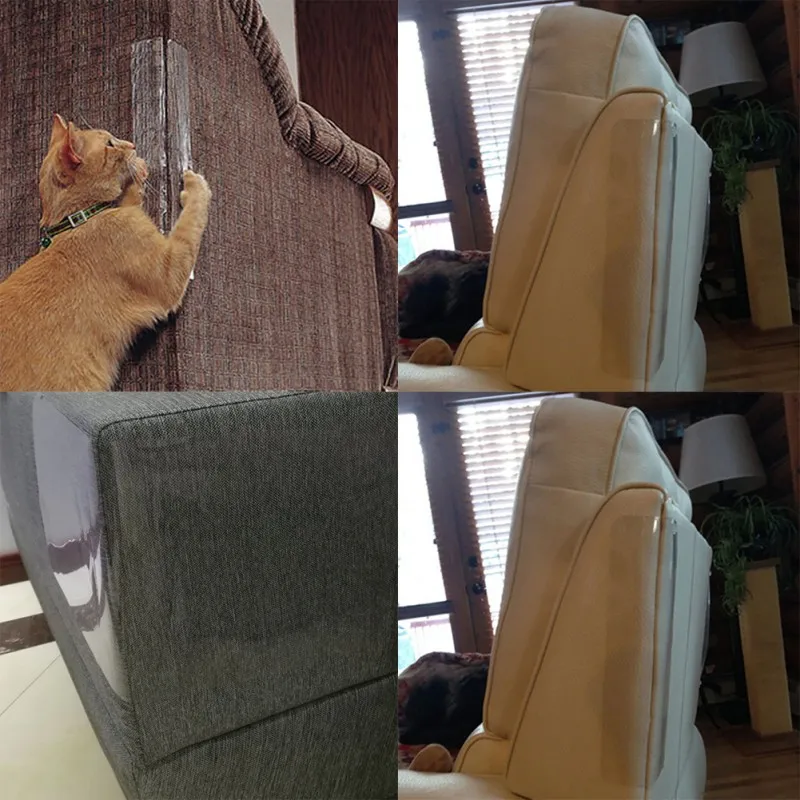 

2PCS/Set Couch Guard Cat Anti-Scratching Pad Board Protecting Protector Sofa Furniture Scratching Cats Catnip Tower Climbing