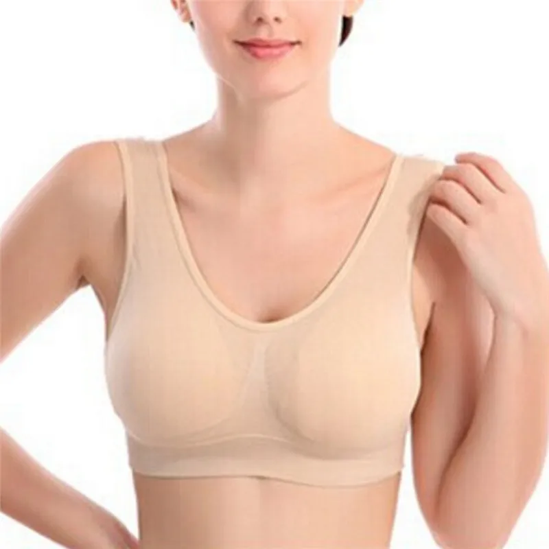 Yoga Vest Seamless Bra Tops Gym Underwear 3 Colors M L XL