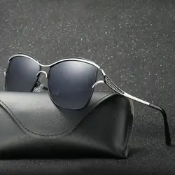 Алюминий лето солнцезащитные очки Для женщин поляризационные 2018 UV400 высокое качество женские роскошные Брендовая Дизайнерская обувь