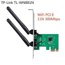 PCI-E Беспроводной адаптер антенны Wi-Fi PCI WiFi 300 Мбит/с сетевой карты для настольных Loptap Windows IEEE 802.11ngb Прямая доставка