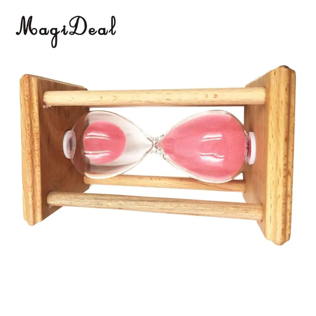 20 Minutes Shatterproof Cooking Timer Hourglass Home Decoration,Pink