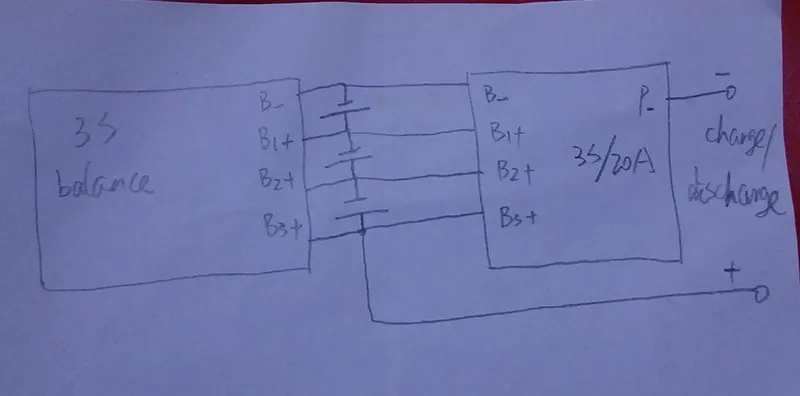 3S 4,2 V Li-ion Li-Po балансировочная плата