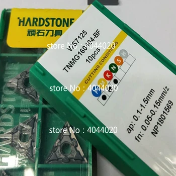 

10Pcs TNMG160404-BF WS7125 CNC Carbide End milling inserts