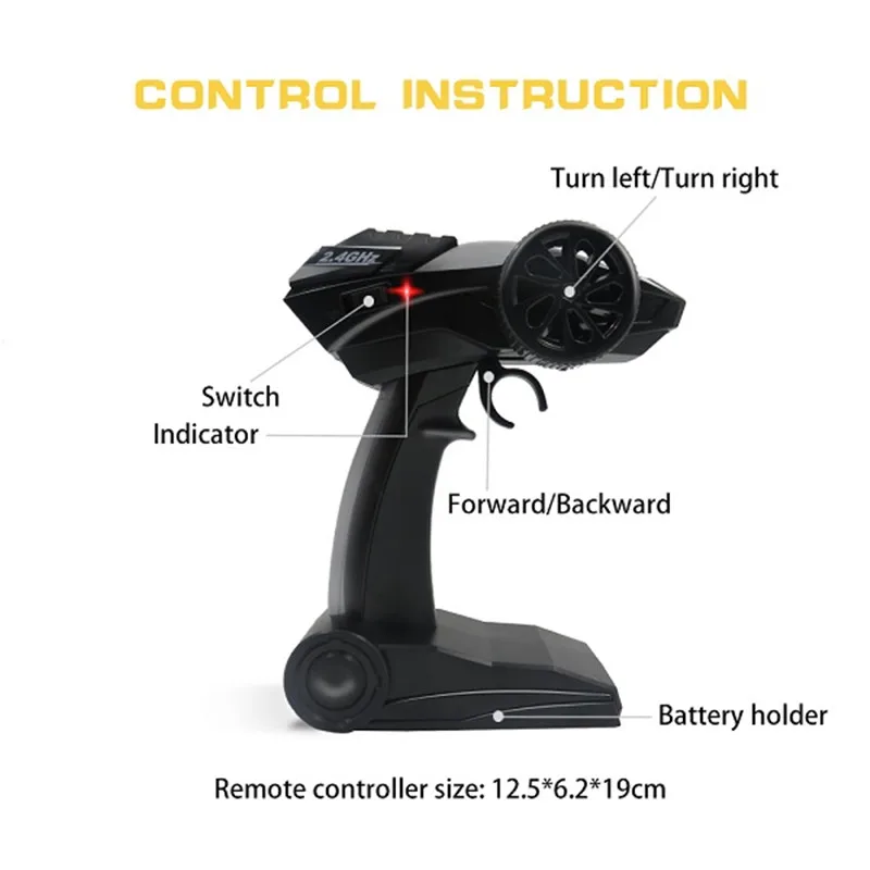 Flytec 9118 1/18 сплав Гоночная машина для Тела Привод гусеничный RC багги автомобиль 2 4G