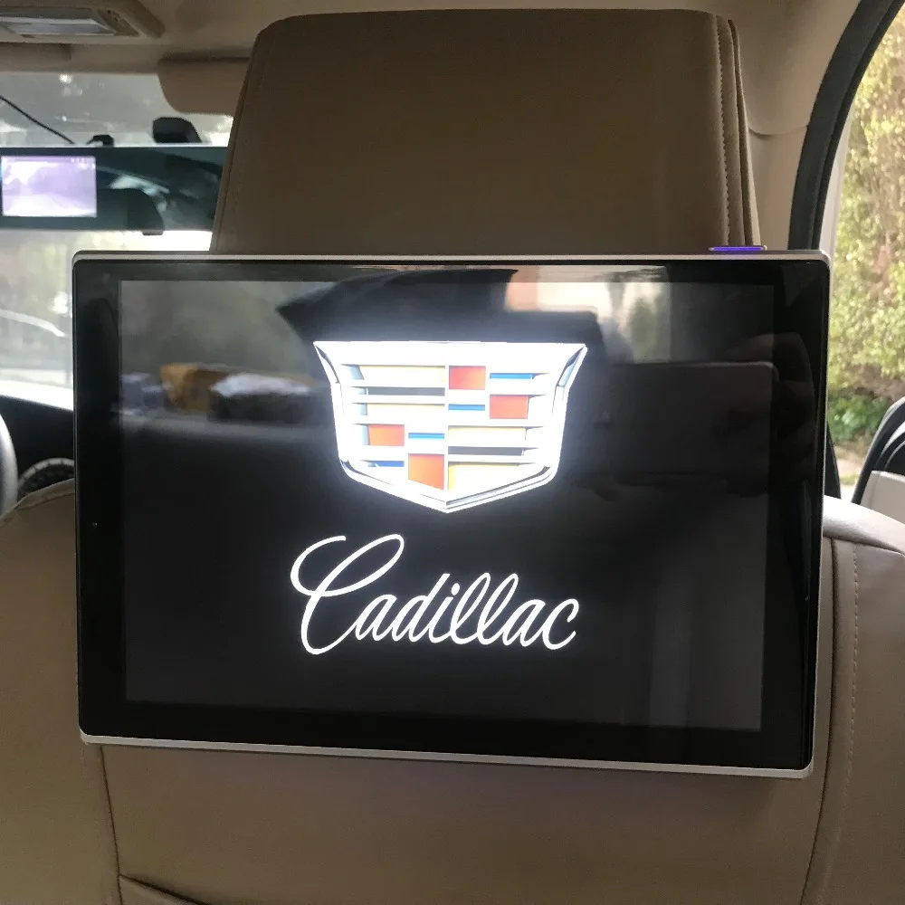 

11.8 inch Latest OEM Rear-Seat Entertainment System For Cadillac Android 6.0 Headrest DVD Players 2PCS 1920X1280 ATS CT6 CTS SRX
