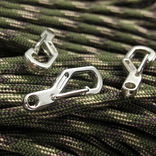 

500pcs/lot EDC SF Carabiner Mini D Link Keys Chain Ring Fast Mountaineering Tools Outdoor Survival Hiking