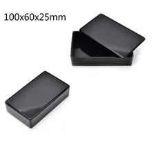 100x60x25mm Waterproof Black DIY Housing Instrument Case Plastic Electronic Project Box Electric Supplies