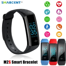 Smarcent M2S Smart Band M2 Pro сердечного ритма Приборы для измерения артериального давления Мониторы шагомер SmartBand прогноз погоды Фитнес трекер Браслет