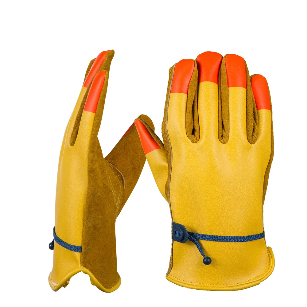Leather PU gloves Handling outdoor driver gloves Fire gloves Cycling climbing Leather gloves Leather PU gloves Handling outdoor driver gloves Fire gloves Cycling climbing Leather gloves