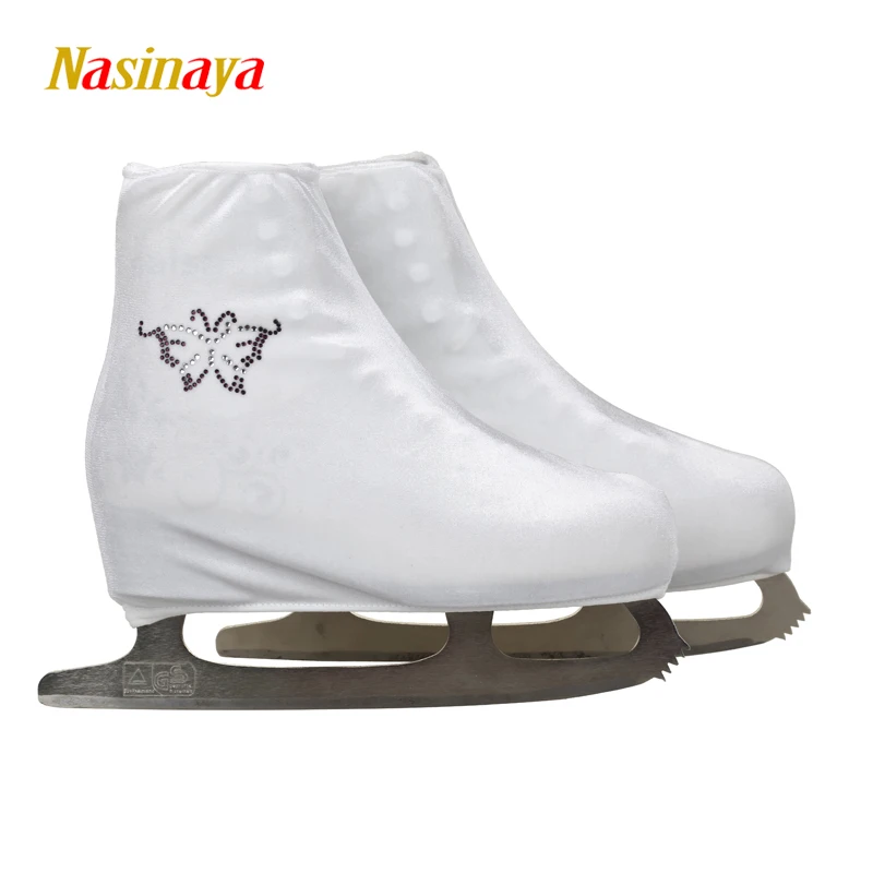 Nasinaya Figure Skating Shoes Cover Velvet for Kids Adult Protective