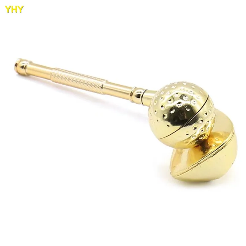 Creative Alloy Golf Shaped Smoking Pipe Metal Tobacco Detachable Cigarette Pipe for Smoking Herb Smoking Accessories10