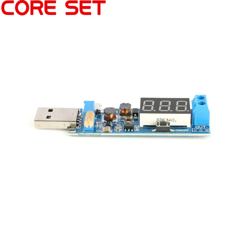 DC 5 В до 1 2 в 24 USB повышающий/понижающий модуль питания регулируемый