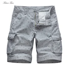 Для мужчин шорты Повседневное мужские короткие штаны военных грузов брюки мыть эластичные большого размера модная уличная Хлопковые фирменные носки Костюмы C1847