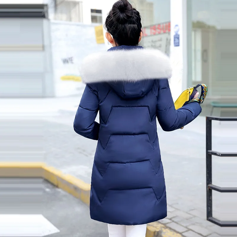 Женская теплая зимняя куртка, модное женское зимнее пальто с капюшоном, воротник из искусственного меха, пуховое хлопковое пальто, большой размер, S-6XL, Женское пальто