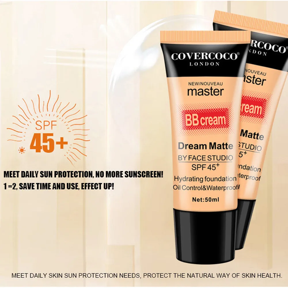 

Full Coverage Cream Concealing 50g Water-resistant long-wearing Light Foundation Concealer Makeup Silky Smooth Texture Concealer