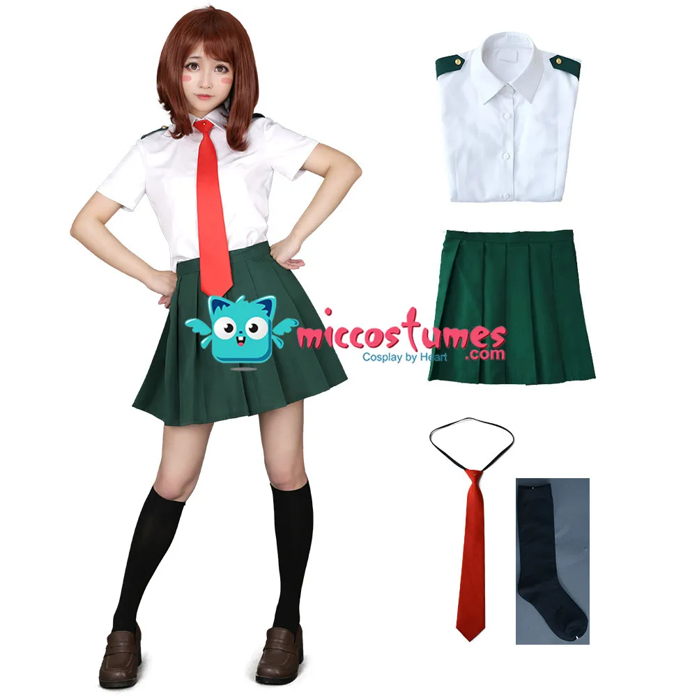 

My Hero Academia Summer School Uniform Cosplay Costume for Women with Tie