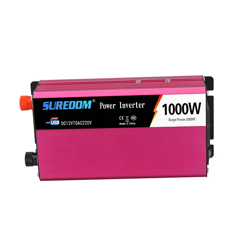 

1000W Portable Home Inverter DC 12V To AC 220V Car Power Inverter Solar Converter With USB Interface