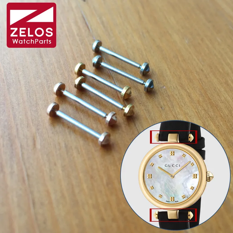 Haste do Tubo para a Gucci Relógio de Senhora Rosa de Ouro Assistir Parafuso Diamantissima Cinta Faixa Ouro –