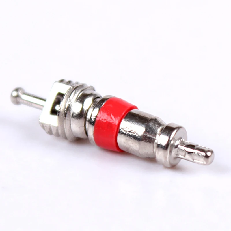 100pcs Car Truck Zinc Alloy Tire Tyre Valve Stem Core Part Replacement