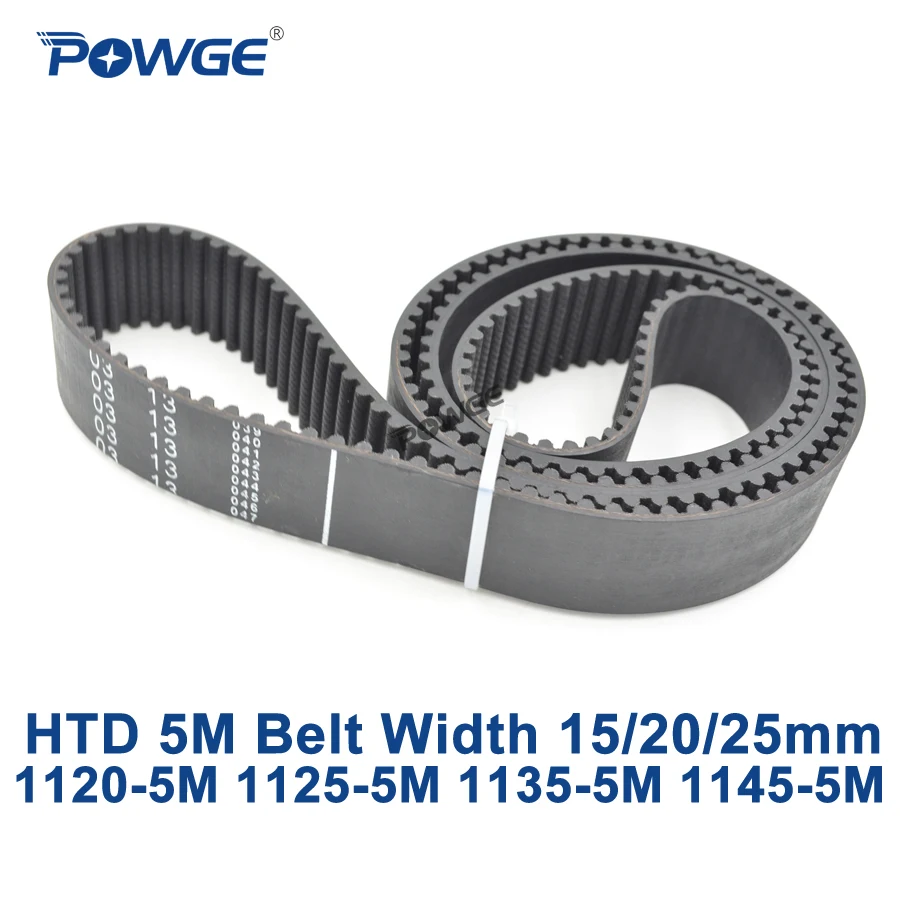 5mm Pitch 284 Teeth 1420-5M-09 HTB Timing Belt1420mm Length 09mm Width