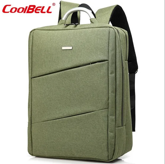 Плечи компьютер сумки продают как горячие пирожки мужской женский 14 дюймов 15 дюймов ноутбук рюкзак рюкзак студент мешок бесплатно - Цвет: 15 inch  of army gr