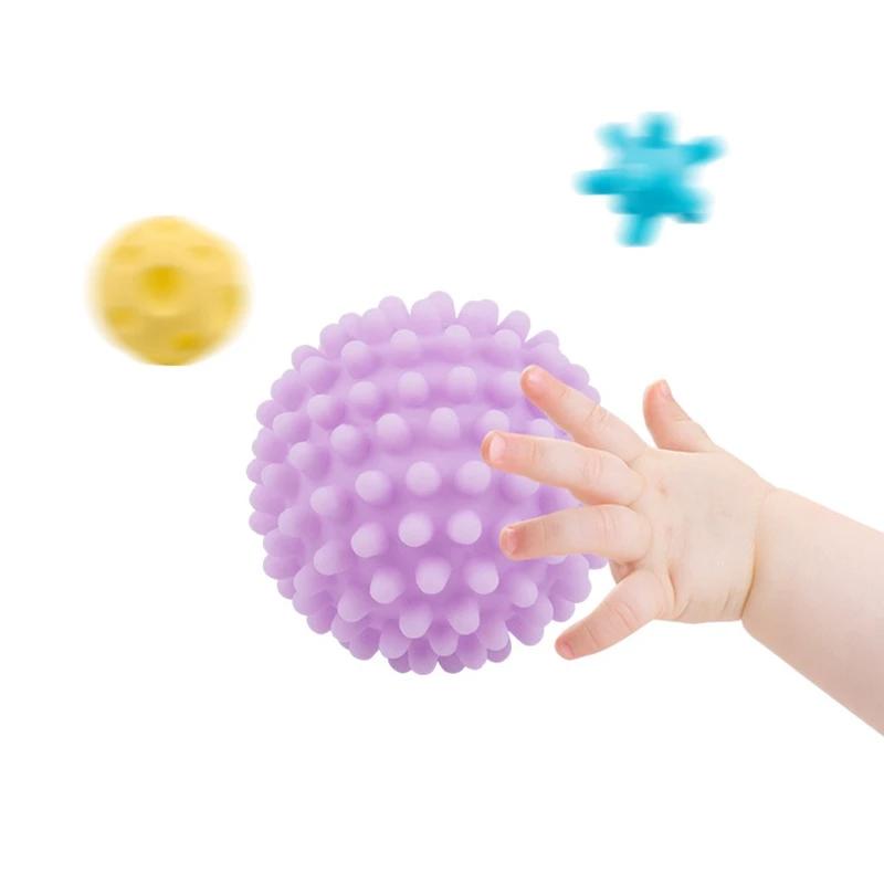 Детская рука мульти-Текстура захват мяч головоломка ребенок играть водные ручки упражнения мягкий резиновый зажимной мяч