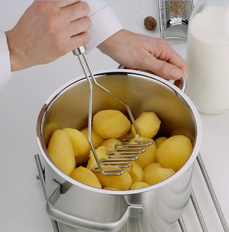 Кухонные аксессуары нержавеющая сталь давление Толкушка волнистое давление овощерезка кухонные инструменты