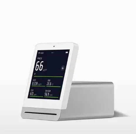 Xiaomi Mijia ClearGrass Air monitor retina сенсорный ips экран мобильное сенсорное управление Крытый открытый прозрачный газон детектор воздуха - Цвет: White