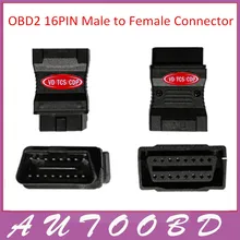 OBD2 16 Pin Male to Female Connector Adapter Diagnostic OBD II Plug Adapter Connector