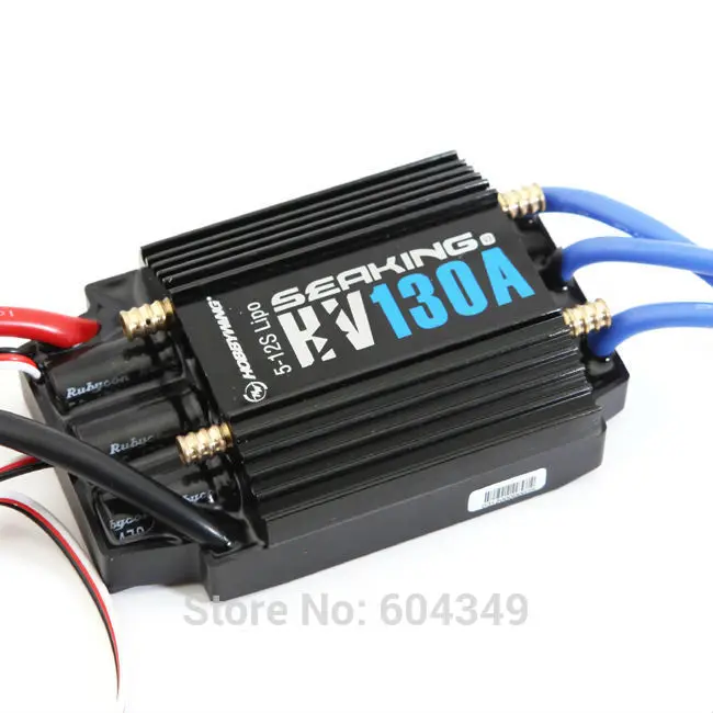 

New HobbyWing SeaKing V3 130A BL Motor ESC HV 6V/5A BEC for RC R/c Racing Boat