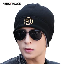 Популярный многофункциональный шарф для мужчин и женщин Skullies& Beanies бархатный теплый флисовый шарф Шея теплая вязаная шапка Балаклава шапки