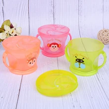 Детская помощь кормушка 1 шт. Младенческая 360 Вращающаяся непроливающаяся миска посуда детская закуска чаша для еды, контейнер