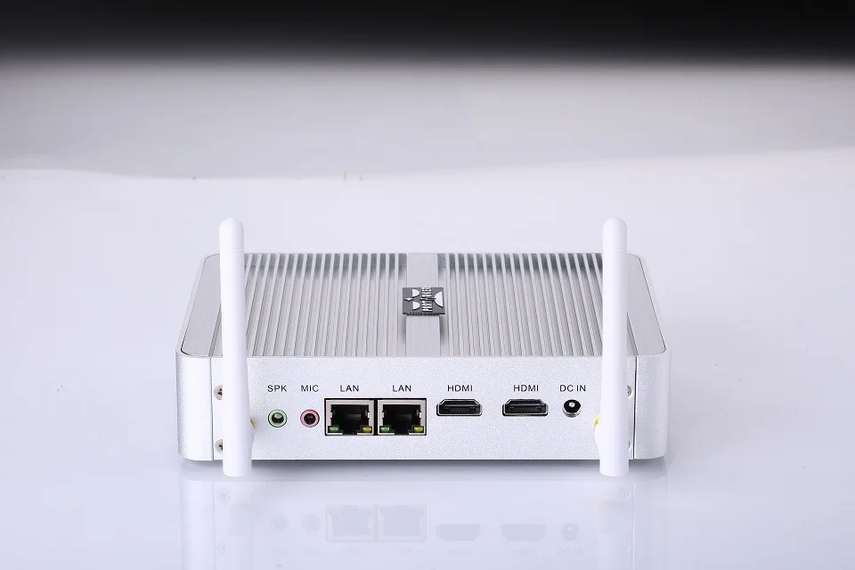 Причастником B5 Mini PC Dual Core 2 Ethernet LAN маршрутизатор брандмауэра Intel Celeron N3150 N3050 pfSense без вентилятора