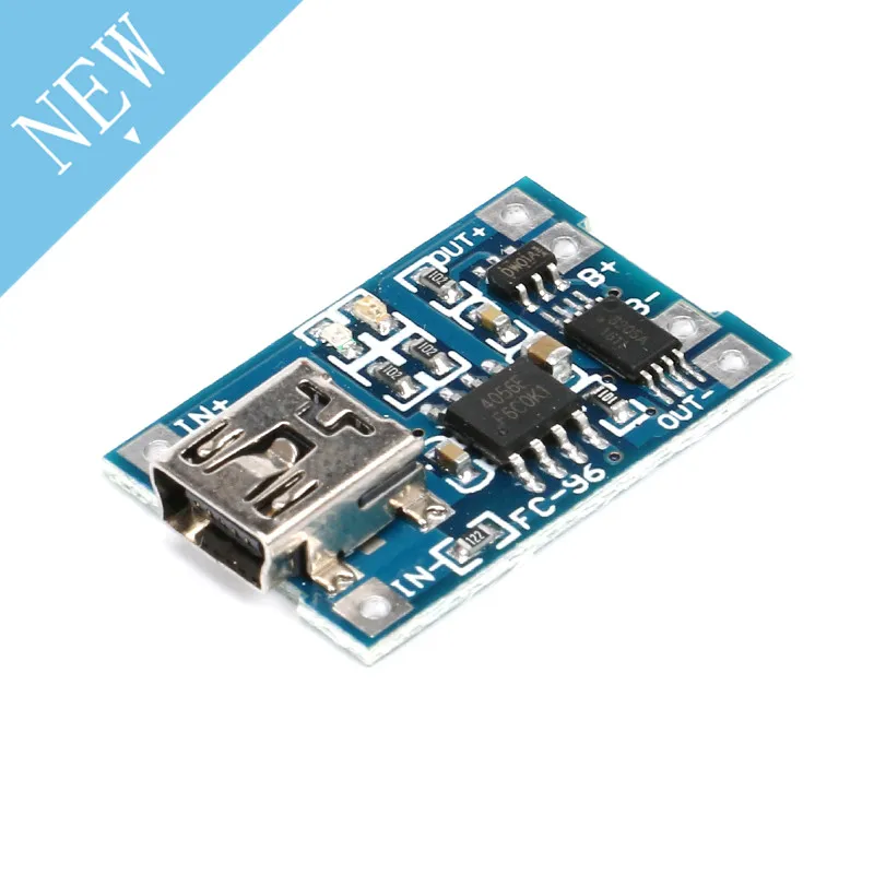

10pcs DIY Kit Parts MINI USB 1A Lithium Battery Charging Board Charger Module With Protection TP4056 18650 Plate 1A Li-ion Cell