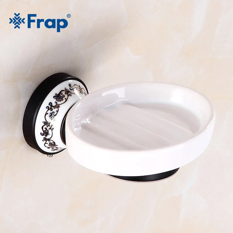 FRAP Black Soap Dishes Antique Soap Holder Bath Shelf Brass Soap