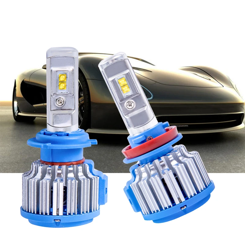 

JKCOVER 2PCS H4 Car Headlight Bulbs H7 LED H1 H11 H3 9005 9006 9012 6000K HB3 HB4 7000LM 70W led automotivo Automotive Headlamp