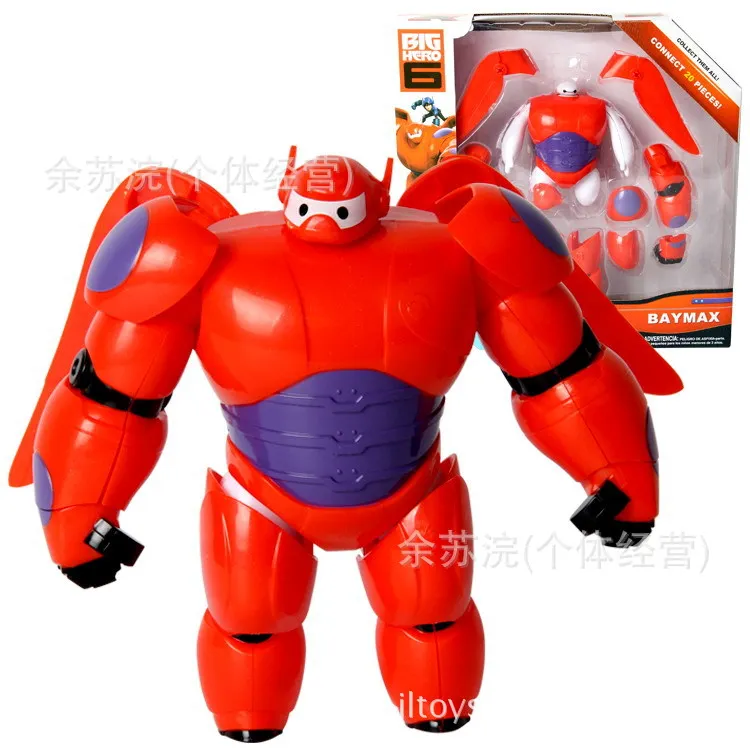 

2016 sell like hot cakes 16CM*15CM Big Hero 6 Baymax Deformation edition action figure Hands and feet moving deformable