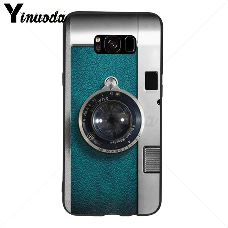 Yinuoda старая камера мягкий ТПУ чехол для телефона чехол для samsung galaxy s8plus s9plus s7 s6 edge plus note8 чехол