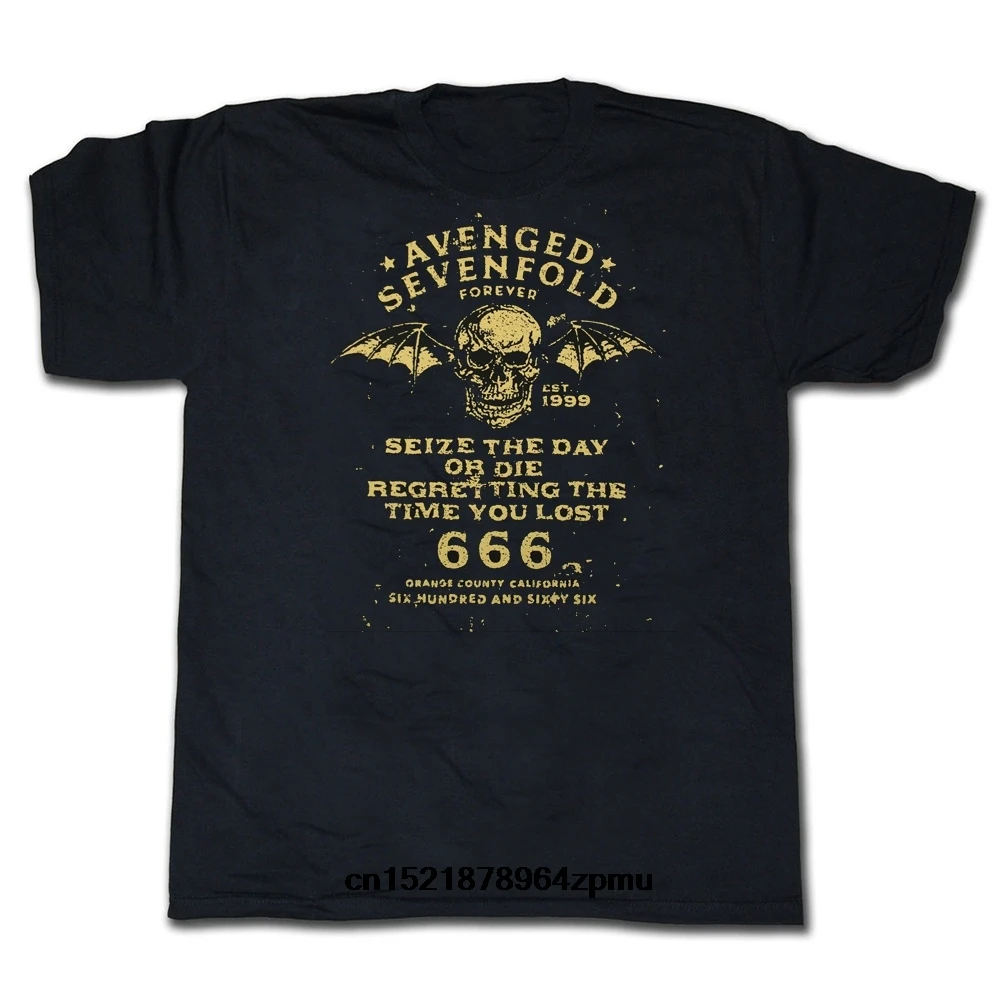 Men T shirt Avenged Sevenfold Seize The Day funny t shirt novelty