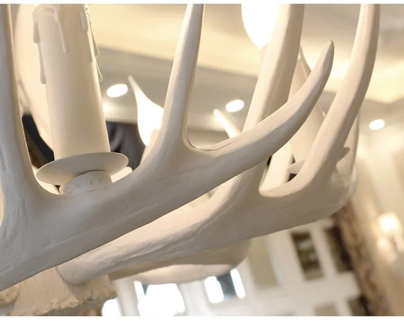 Antler Resin Pendant Chandelier (12)