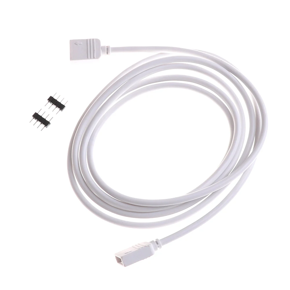 1PCS White 1.5M 4 PIN RGB Led Light Bar Extension Cable Lighting Strips