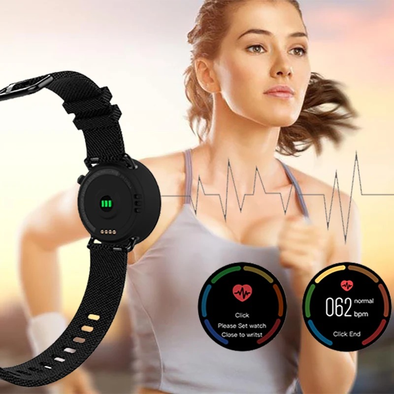 L19 Смарт часы наручные с GPS монитор сердечного ритма которые поддерживают