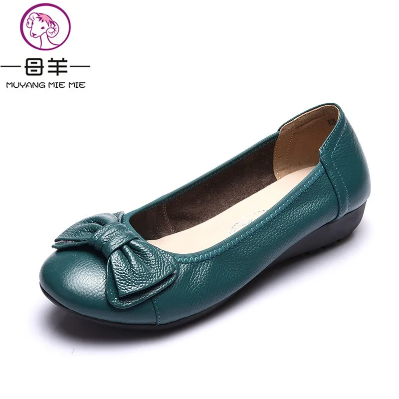 

Plus Size (34-43) Women Flats, 2017 Fashion Shoes Woman Loafers, Genuine Leather Casual Work Flat Shoes Women Shoes