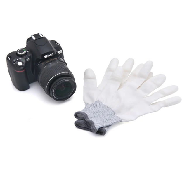 VSGO – gants de photographe antistatiques, 1 paire de gants de nettoyage  professionnels pour appareils Photo reflex numériques Nikon Canon Sony et  objectif Photo - AliExpress