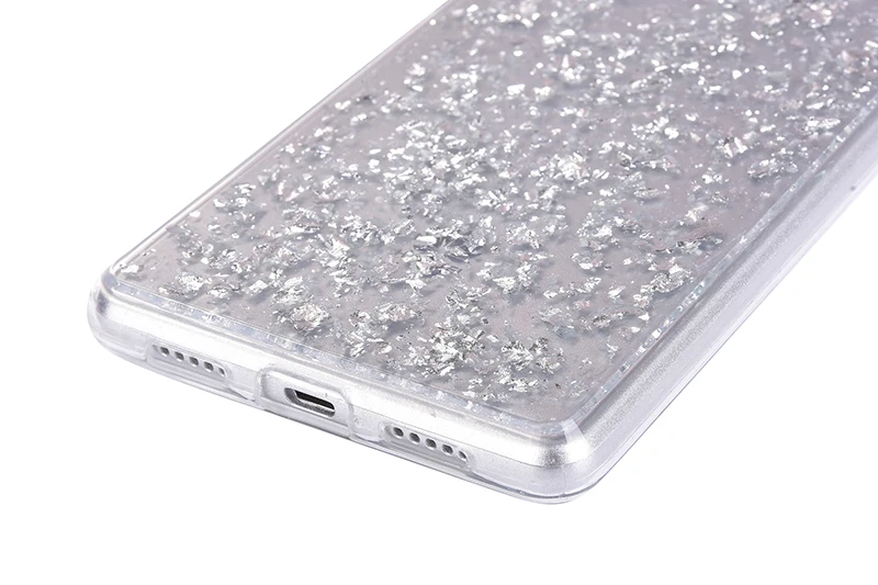 Glitter shining flakes silicone case huawei P9 Lite,P10 Lite (24)