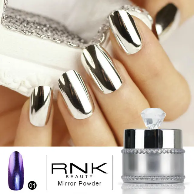 5g/pcs dipping nail polish mirror effect coating chrome powder mirror